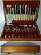 James Ryals Silver Plated Resin Faux Bone Canteen Of Cutlery In Retro Teak Case