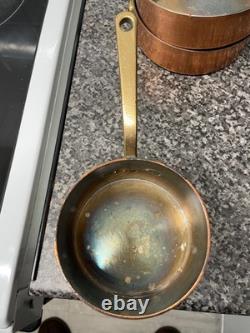 Jeaggi heavy silver plate saucepans E. P. C made in England used