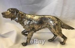 Jennings Brothers Irish Setter. Silver plated sculpture JB2591. Very nice