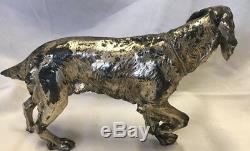 Jennings Brothers Irish Setter. Silver plated sculpture JB2591. Very nice