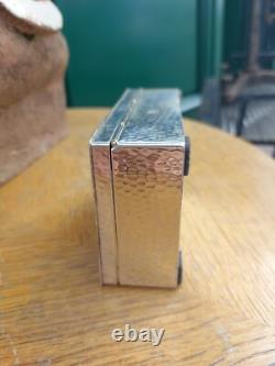 Jewelry Box Silver Plated Country Scene SILVER