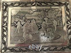 Jewelry Box Silver Plated Grandfather's Joy SILVER SILBER
