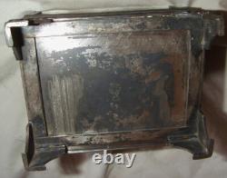 Jewelry Box Victorian Mechanical Meriden Company 1878 Silver Plated
