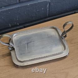 Job Lot 3 Vintage Silver Plated Glass Sardine Dishes & EP Fish Serving Fork