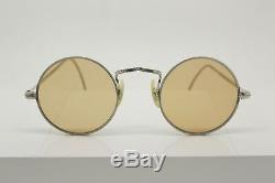 John Lennon Style Round Eyeglasses / Sunglasses Silver Plated Stainless Steel