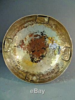 KESWICK SCHOOL OF INDUSTRIAL ARTS & CRAFTS SILVER PLATED CENTER BOWL, c 1900-20