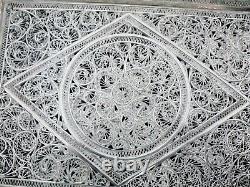 Kanmnagar Silver Filagree Two Handled Tray in Original Case, 20th Century Indian