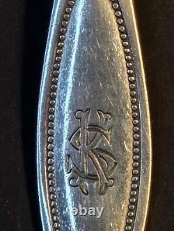 Karl Sauberzweig Silver Plated Soup Spoon (read bio in Description)