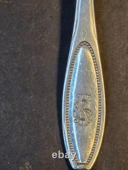 Karl Sauberzweig Silver Plated Soup Spoon (read bio in Description)