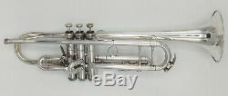 King Silver Flair Silver Plated Step-Up Trumpet with Original King Case