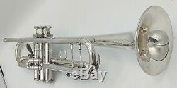 King Silver Flair Silver Plated Step-Up Trumpet with Original King Case