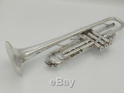 King Silver Flair Silver Plated Step-Up Trumpet with Original King Case