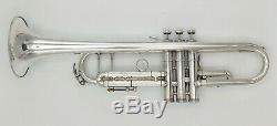 King Silver Flair Silver Plated Step-Up Trumpet with Original King Case
