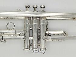 King Silver Flair Silver Plated Step-Up Trumpet with Original King Case