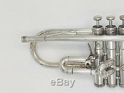 King Silver Flair Silver Plated Step-Up Trumpet with Original King Case