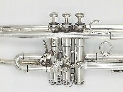 King Silver Flair Silver Plated Step-Up Trumpet with Original King Case