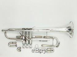 King Silver Flair Silver Plated Step-Up Trumpet with Original King Case