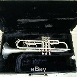 King Trumpet 1501 Silver. 462 Bore with Original Case