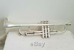 King Trumpet 1501 Silver. 462 Bore with Original Case