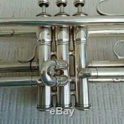 King Trumpet 1501 Silver. 462 Bore with Original Case