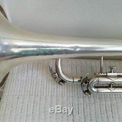 King Trumpet 1501 Silver. 462 Bore with Original Case