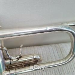 King Trumpet 1501 Silver. 462 Bore with Original Case