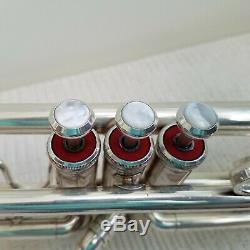 King Trumpet 1501 Silver. 462 Bore with Original Case