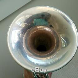 King Trumpet 1501 Silver. 462 Bore with Original Case