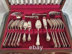 Kings Pattern Silver Plated Cutlery Set Canteen With Box Mixed Brands A1 EPNS