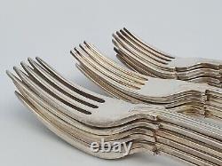 Kings Pattern Silver Plated Cutlery Set Canteen With Box Mixed Brands A1 EPNS