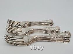 Kings Pattern Silver Plated Cutlery Set Canteen With Box Mixed Brands A1 EPNS