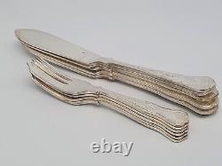 Kings Pattern Silver Plated Cutlery Set Canteen With Box Mixed Brands A1 EPNS