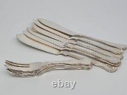 Kings Pattern Silver Plated Cutlery Set Canteen With Box Mixed Brands A1 EPNS