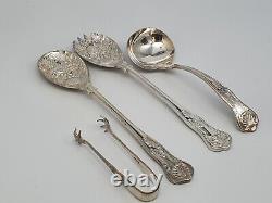 Kings Pattern Silver Plated Cutlery Set Canteen With Box Mixed Brands A1 EPNS