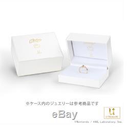 Kirby s Dream Land Silver Ring Yellow Gold plating Original Jewelry Box