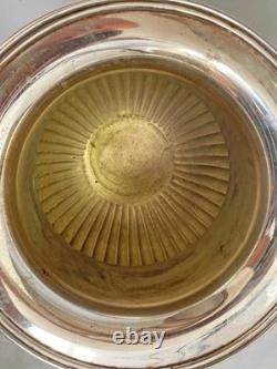 LARGE ORNATE SILVER PLATED CHAMPAGNE WINE COOLER ICE BUCKET f