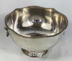 LARGE ORNATE SILVER PLATED CHAMPAGNE WINE COOLER MULTI BOTTLE ICE BUCKET c