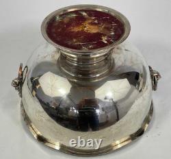 LARGE ORNATE SILVER PLATED CHAMPAGNE WINE COOLER MULTI BOTTLE ICE BUCKET c