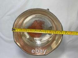 LARGE ORNATE SILVER PLATED CHAMPAGNE WINE COOLER MULTI BOTTLE ICE BUCKET c