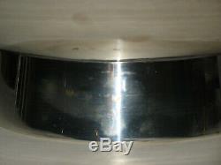 LARGE Vintage 70s 80s Ward Bennett Design Mid Century Modern Silver Plate Bowl