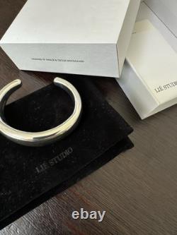 LIÉ STUDIO EMMA BANGLE SILVER NEW RRP £330 iN BOX & ORIGINAL PACKAGING
