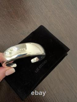 LIÉ STUDIO EMMA BANGLE SILVER NEW RRP £330 iN BOX & ORIGINAL PACKAGING