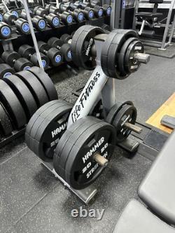 LIFE FITNESS OLYMPIC WEIGHT PLATE STORAGE RACK / TREE 50mm 2 inch WEIGHTS UK