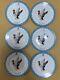 La Tour D'Argent Limoges Plate Limited Production Porcelain Set of 6 Very Good