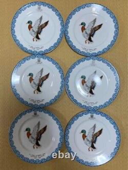 La Tour D'Argent Limoges Plate Limited Production Porcelain Set of 6 Very Good