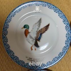 La Tour D'Argent Limoges Plate Limited Production Porcelain Set of 6 Very Good