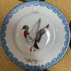 La Tour D'Argent Limoges Plate Limited Production Porcelain Set of 6 Very Good