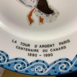La Tour D'Argent Limoges Plate Limited Production Porcelain Set of 6 Very Good