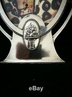 Large Great, Rare, Wmf Art Nouveau, Jugendstil, Silver Plated Photo Frame