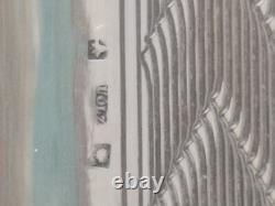 Large Ruolz Silver Plated Tray Louis XV Leaf Decor Fluted Cartouches